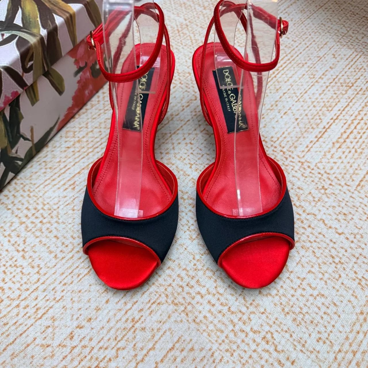 Dolce & Gabbana Heeled Sandals in Red · view 5