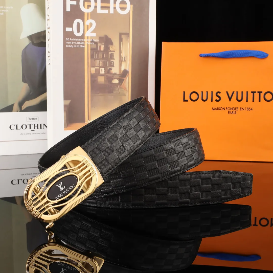 Louis Vuitton Damier Automatic Belt in Black · view 2