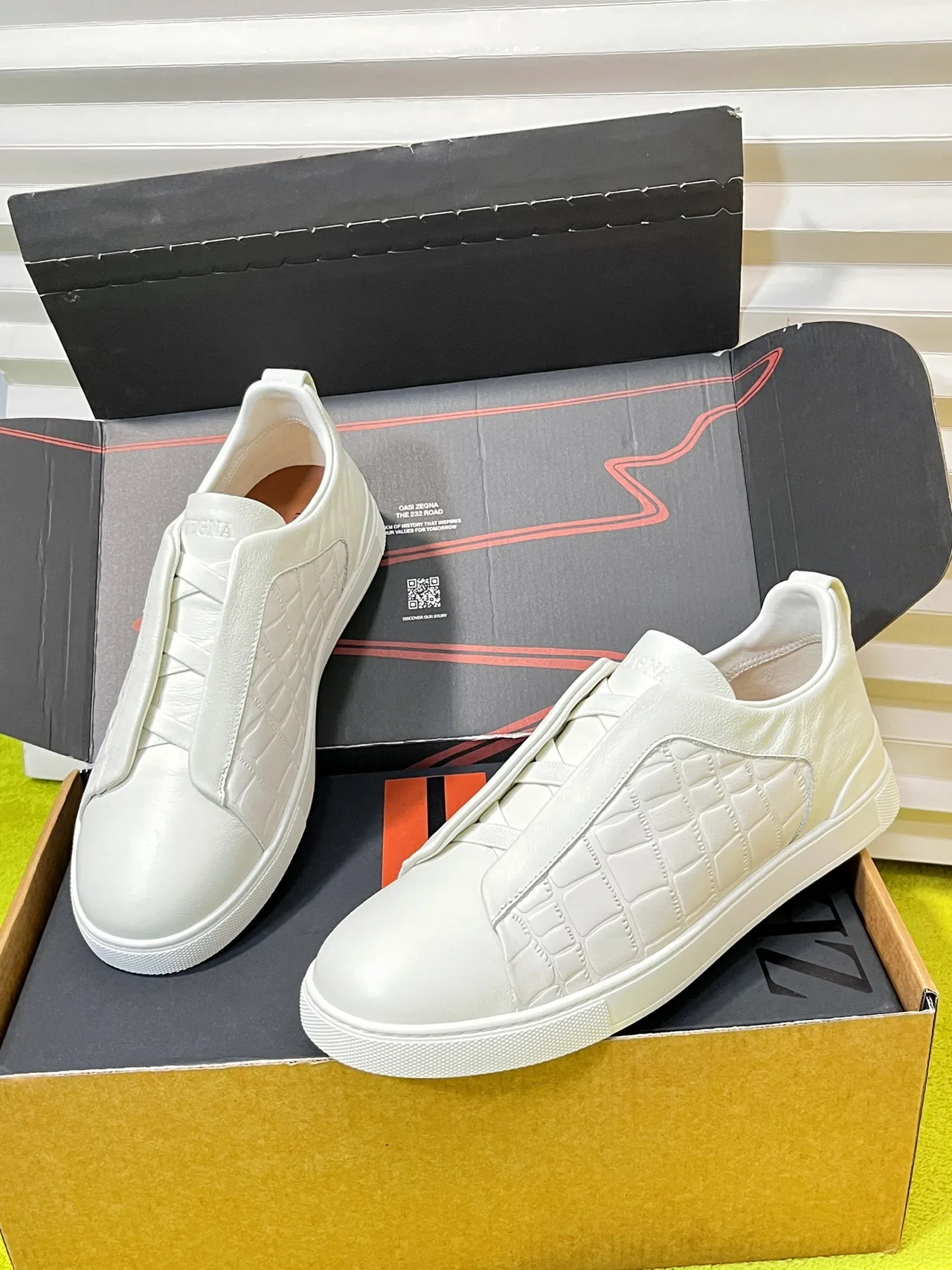 Zegna Sneakers in White · view 6