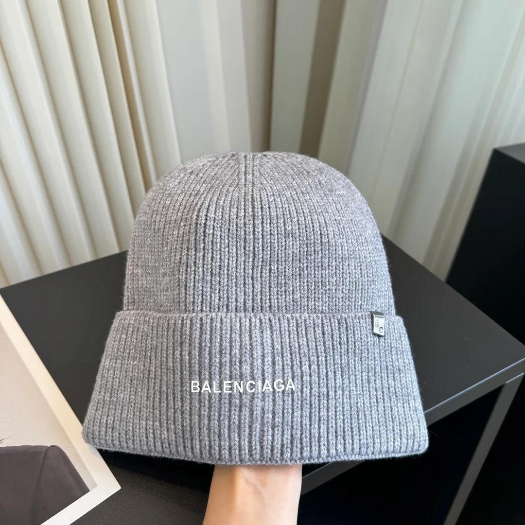 Balenciaga Beanie in Grey · view 4