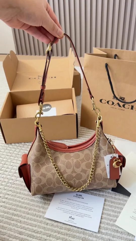Coach Juliet shoulder bag in Beige / Black / Grey · view 1