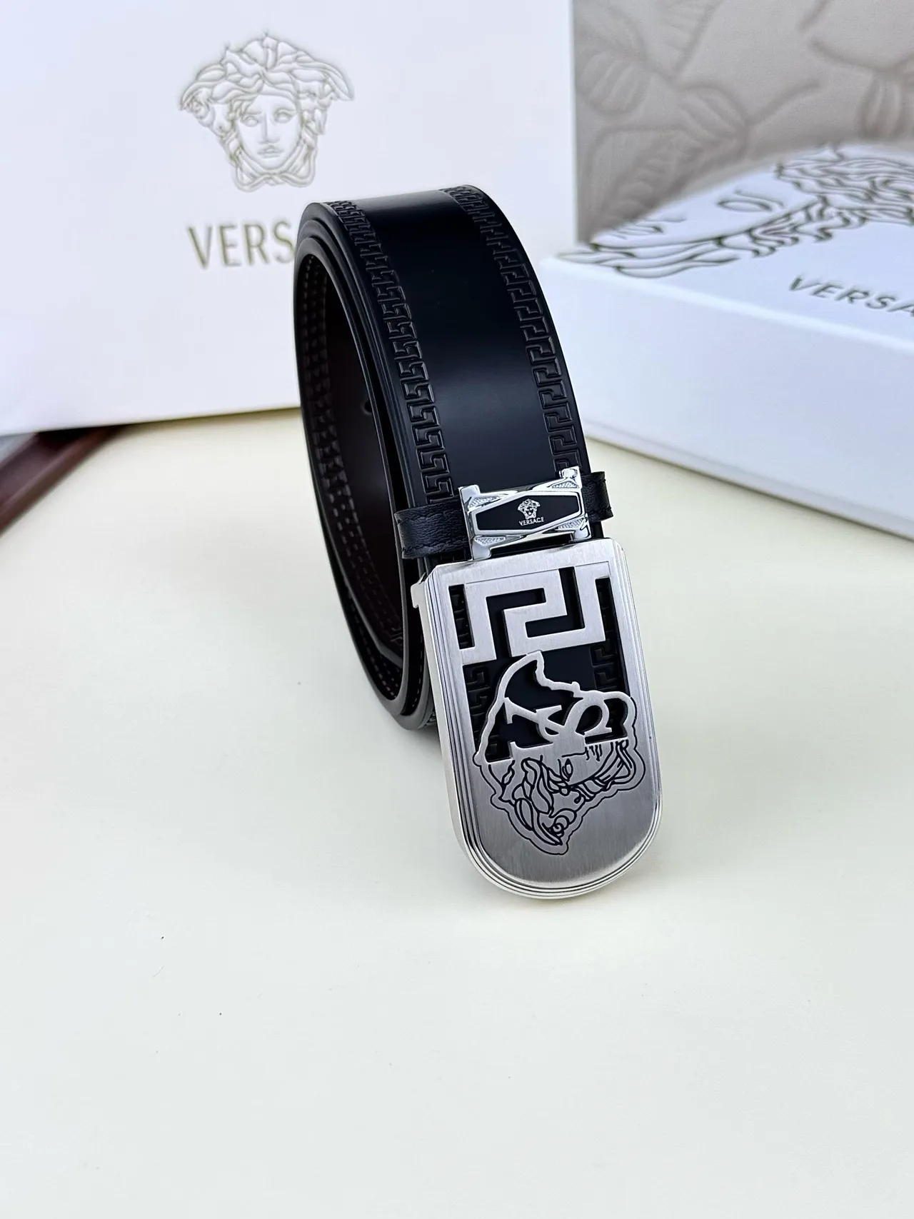 Versace Belt in Black · view 3