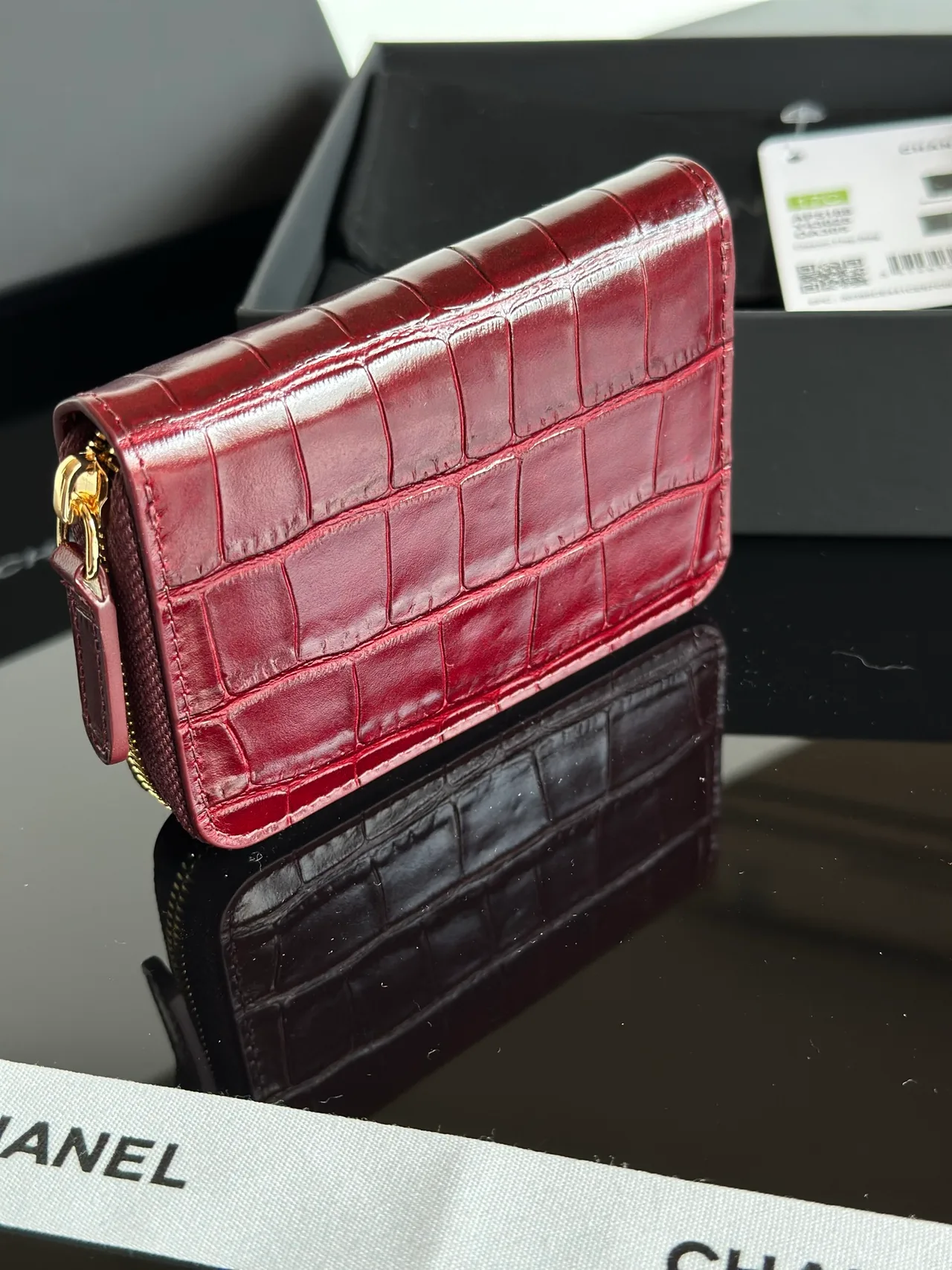 Chanel Wallet in Burgundy · view 2