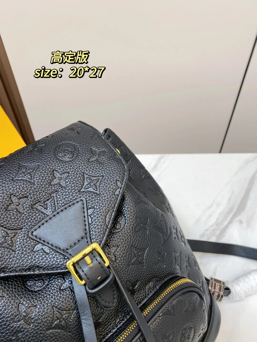 Louis Vuitton Drawstring Backpack in Black · view 4