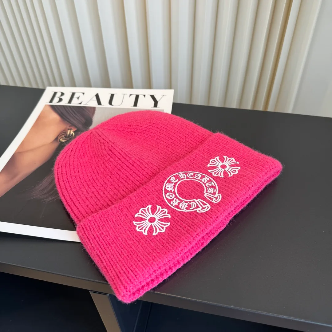 Chrome Hearts Beanie in Pink · view 1