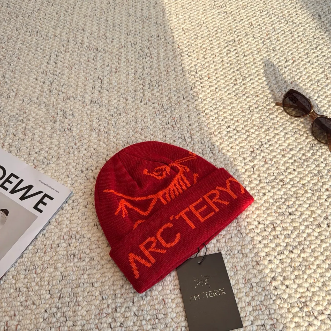 Arcteryx Beanie in Red · view 6