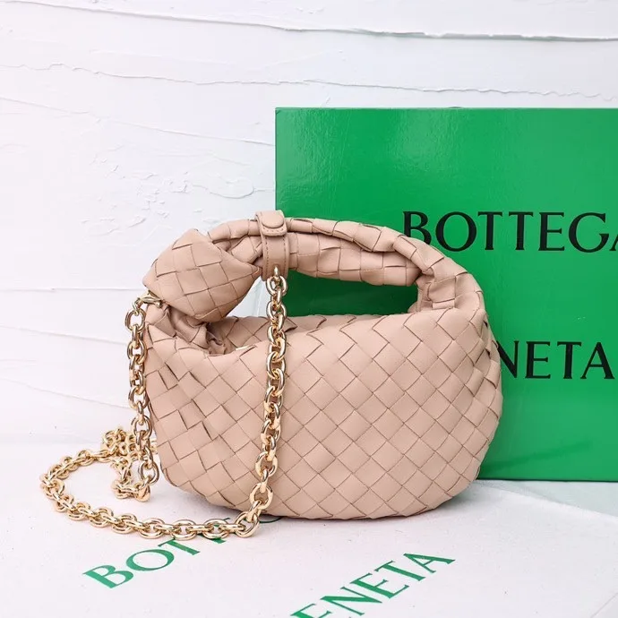 Bottega Veneta Small Woven Hobo in Pink · view 1
