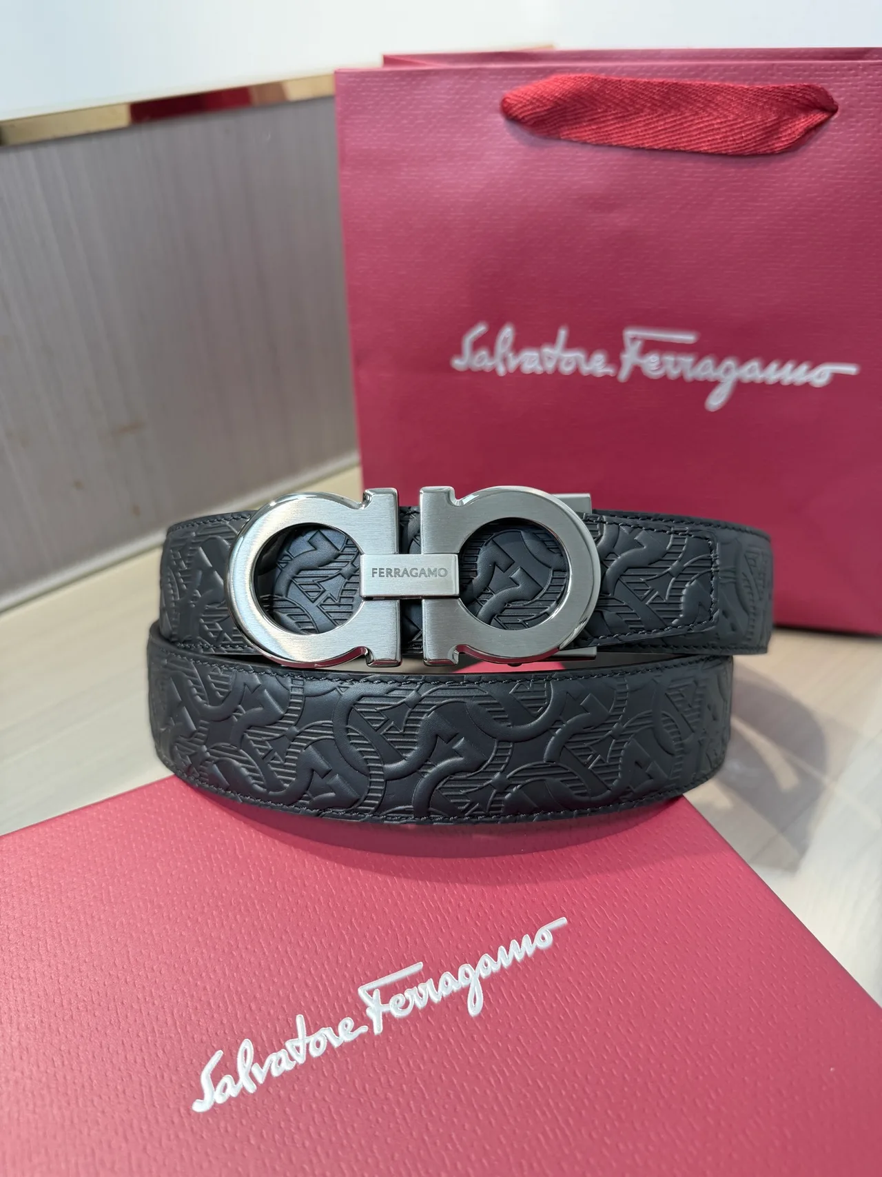 Ferragamo Belt in Black · view 1