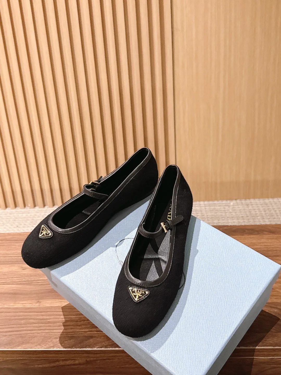 Prada Flats in Black · view 3