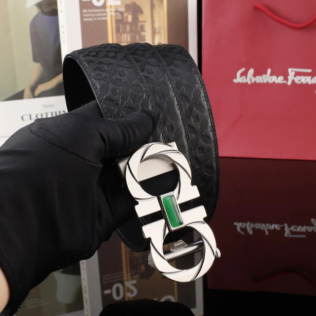 Ferragamo Automatic Belt in Black · view 6