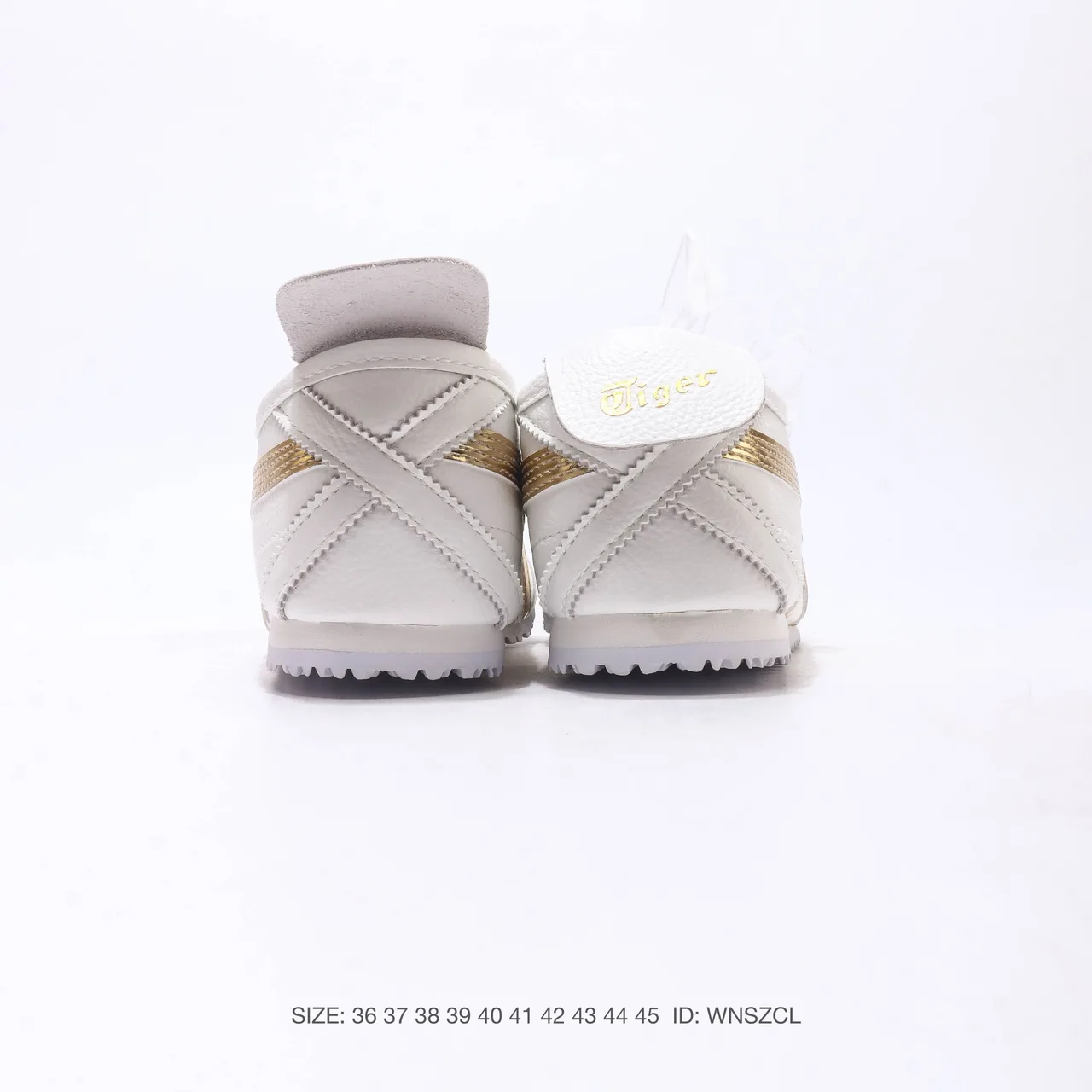 Onitsuka Tiger Striped Bow Sneakers in White · view 5