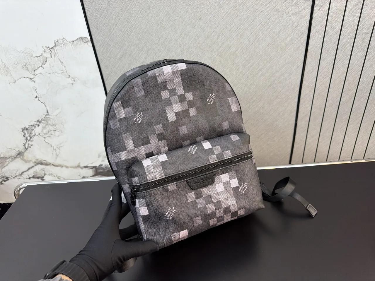 Louis Vuitton Backpack in Grey · view 4