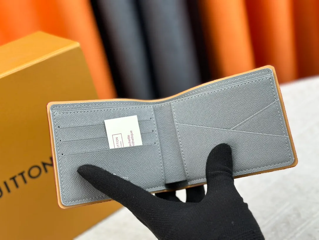 Louis Vuitton Canvas Monogram Bifold Wallet in Grey · view 6