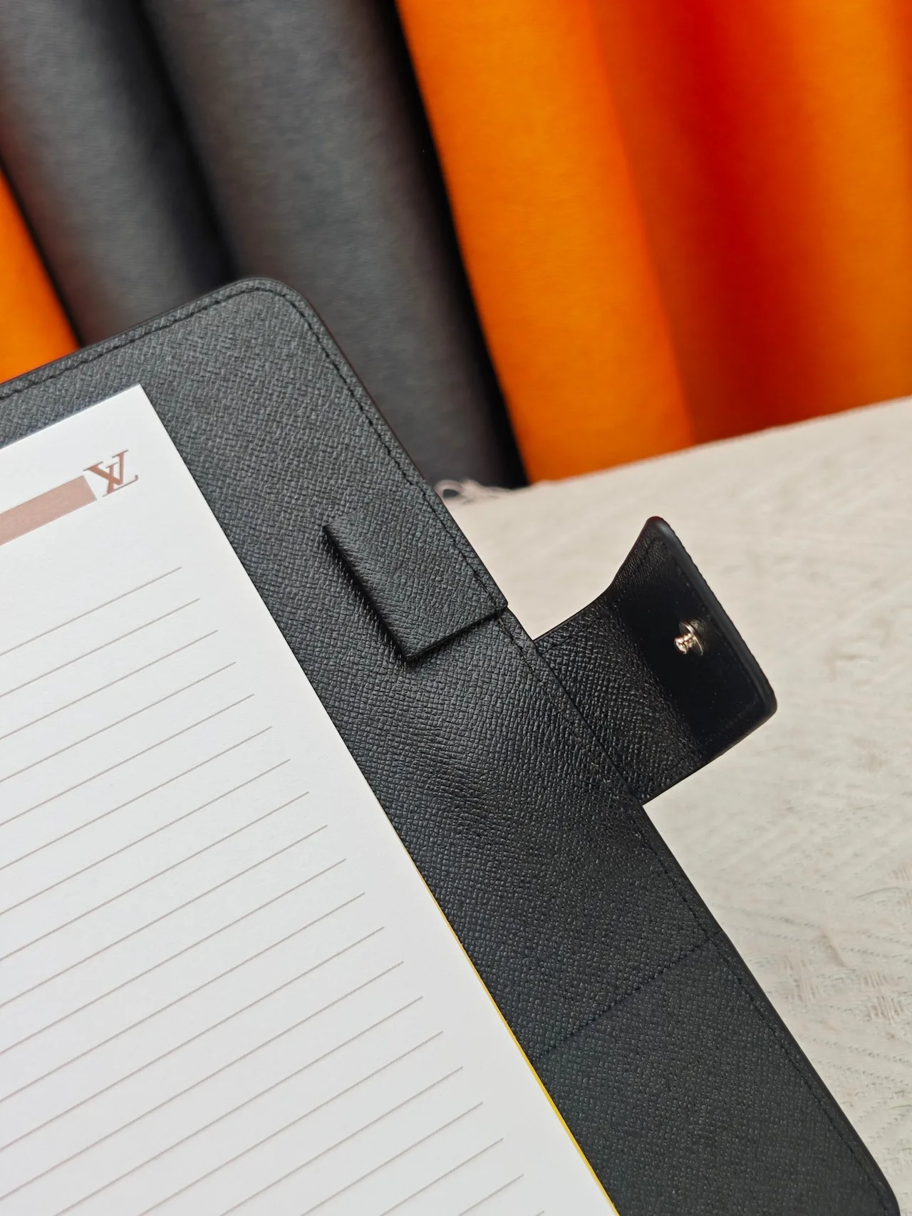 Louis Vuitton Canvas Agenda Cover in Black · view 6