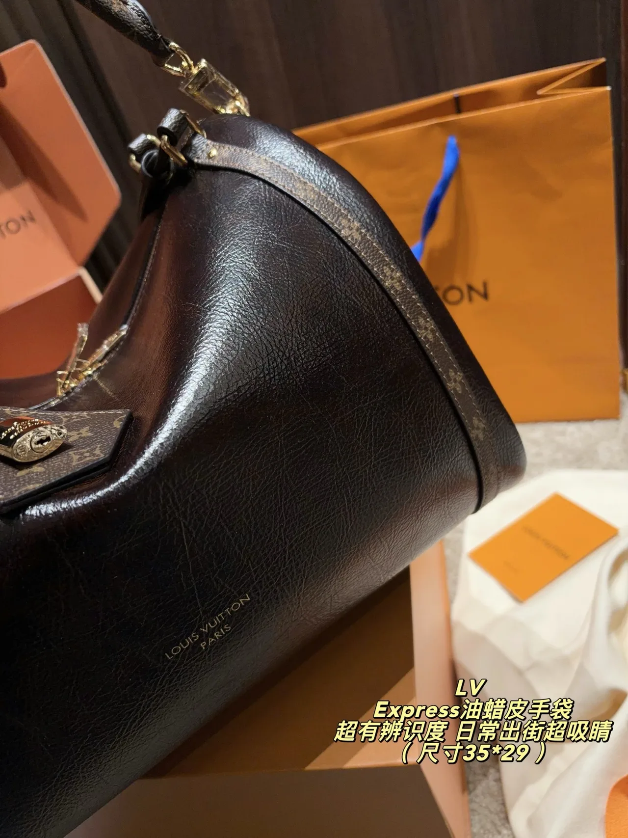 Louis Vuitton Hobo Bag in Black · view 7