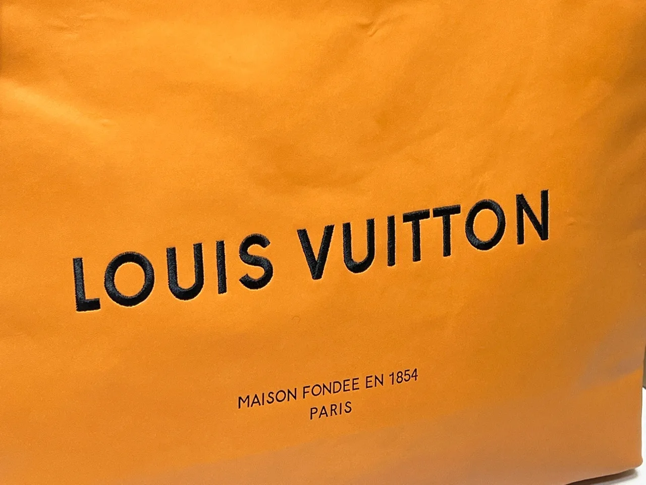 Louis Vuitton Cowhide Tote in Orange · view 7