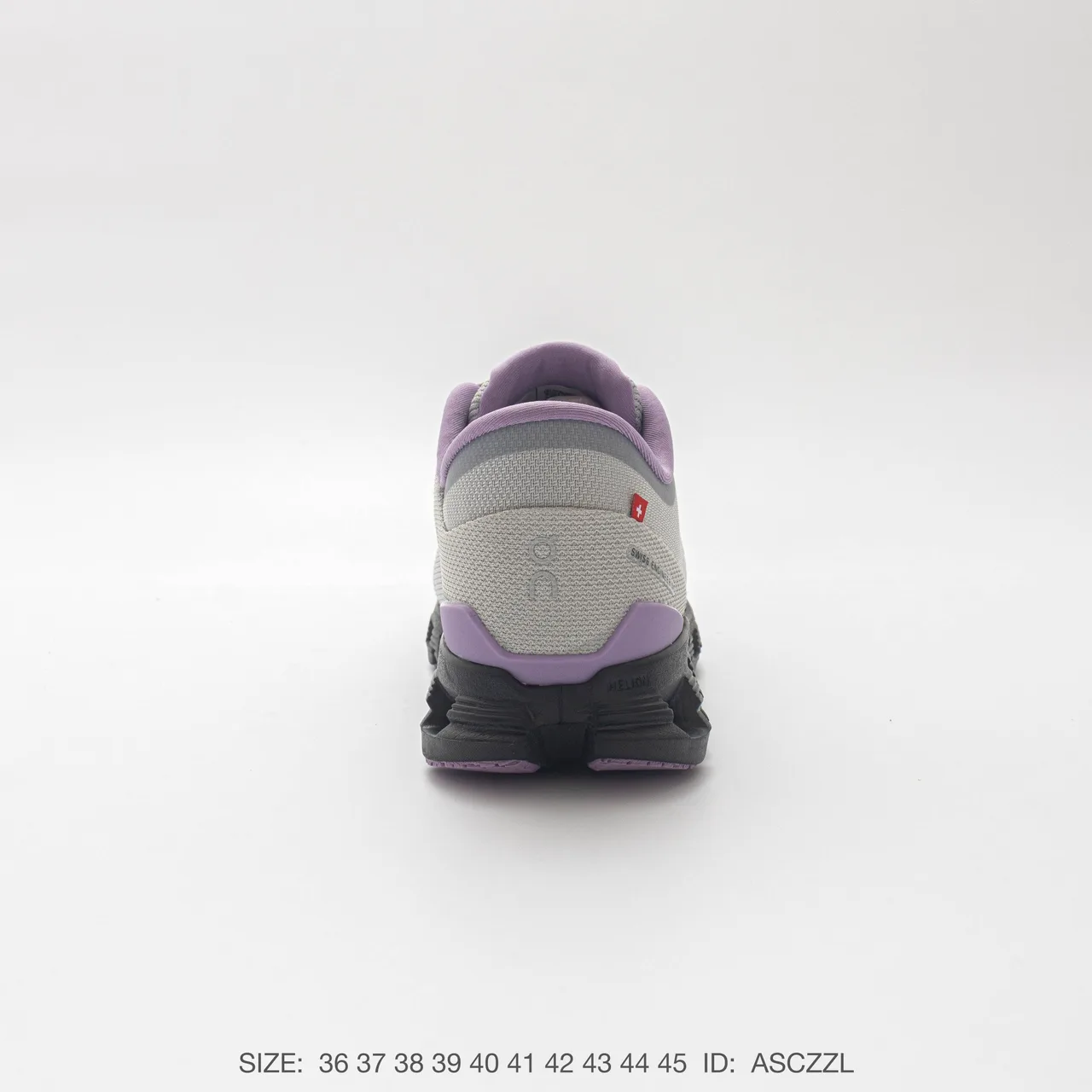 On Cloud X4 Mesh Lace-Up Running Shoes in Grey · view 8