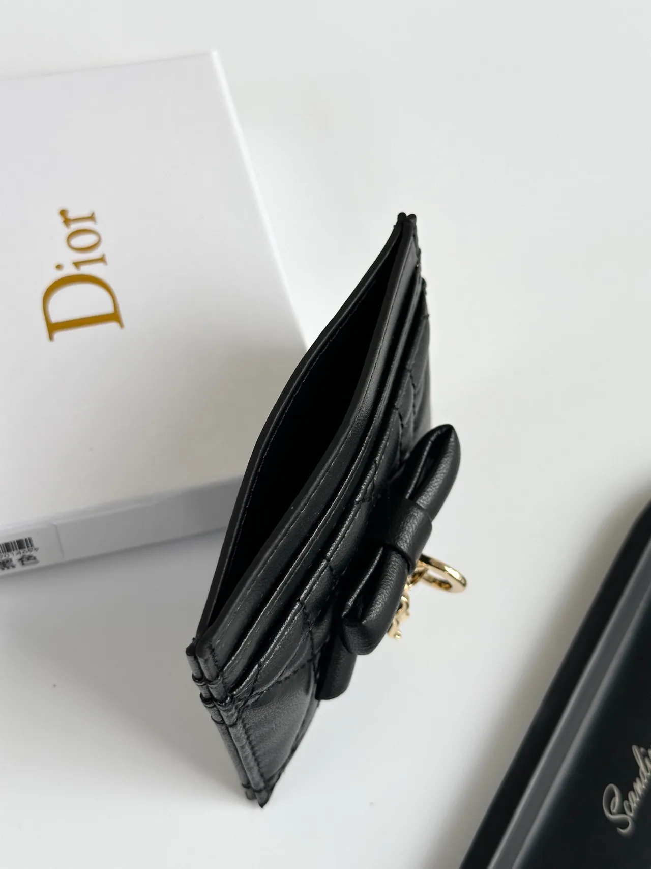 Dior Calfskin Cardholder in Black · view 9