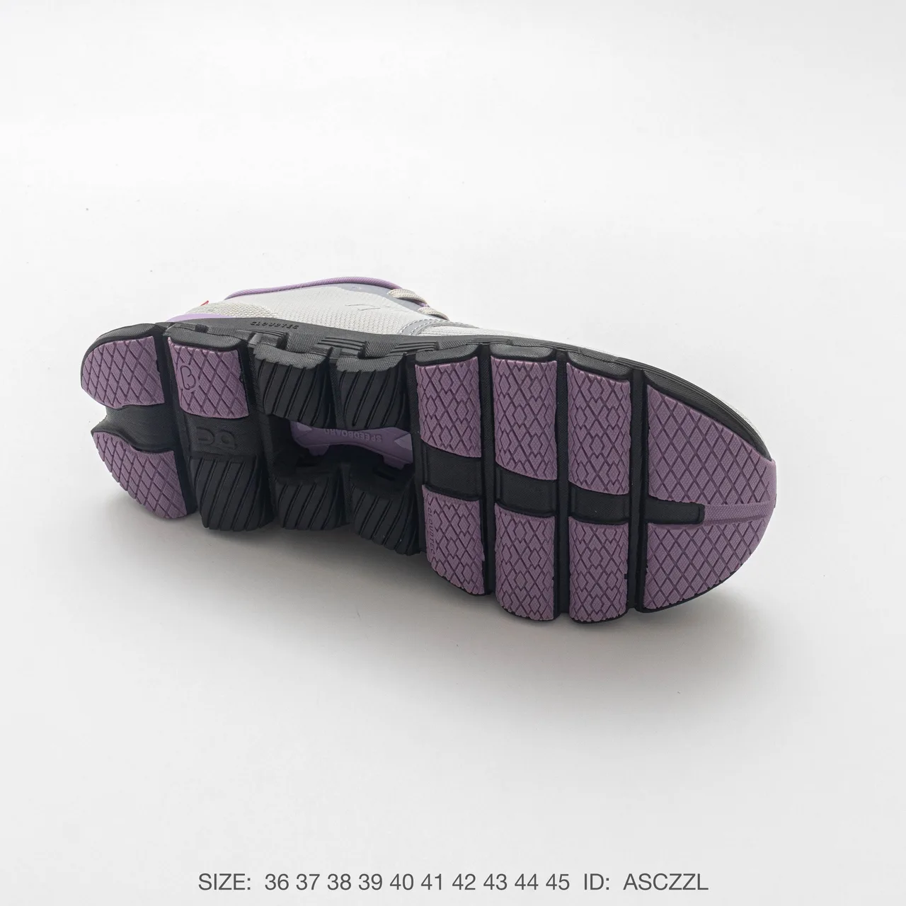 On Cloud X4 Mesh Lace-Up Running Shoes in Grey · view 7