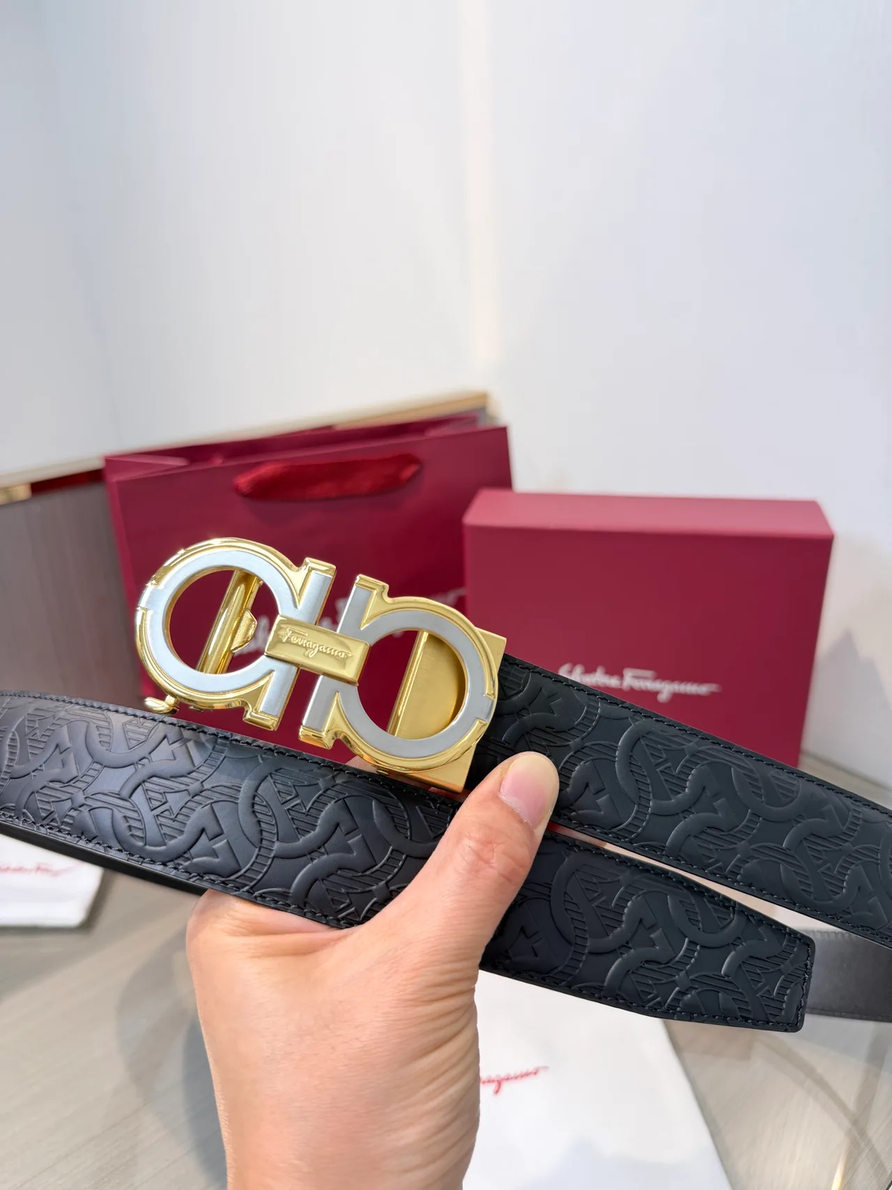 Ferragamo Belt in Black · view 5