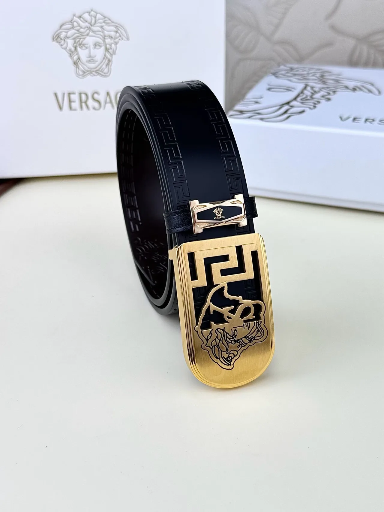 Versace Belt in Black · view 3