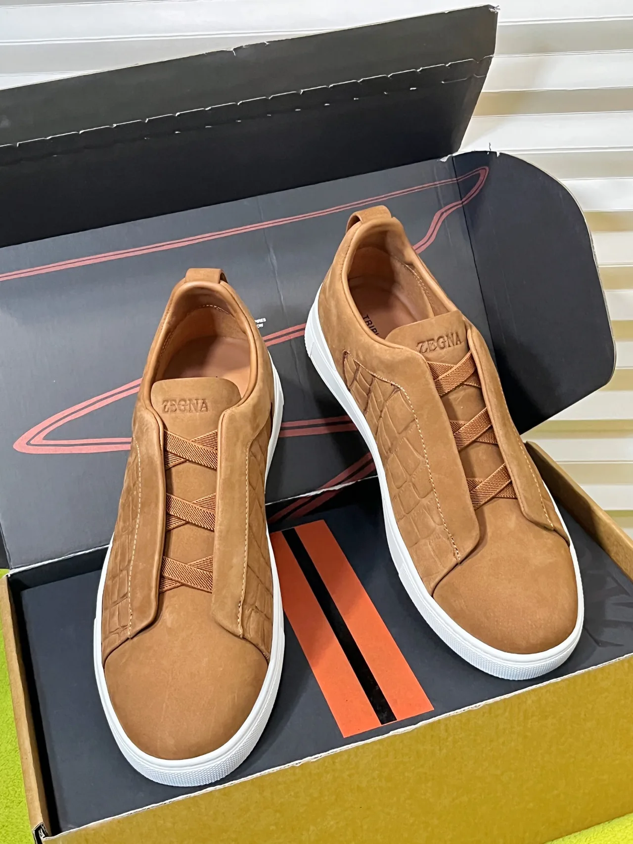 Zegna Sneakers in Brown · view 5