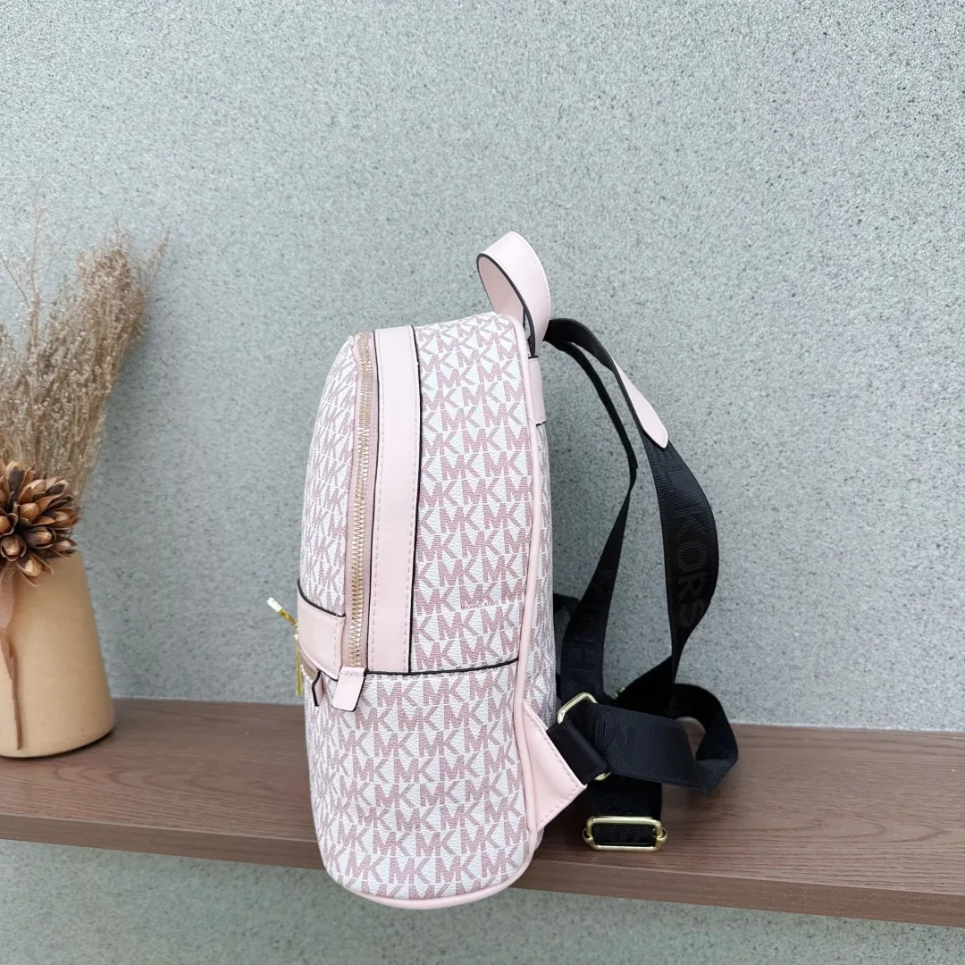Michael Kors Zip-front backpack in Brown & Beige & Grey & Pink & Black · view 7