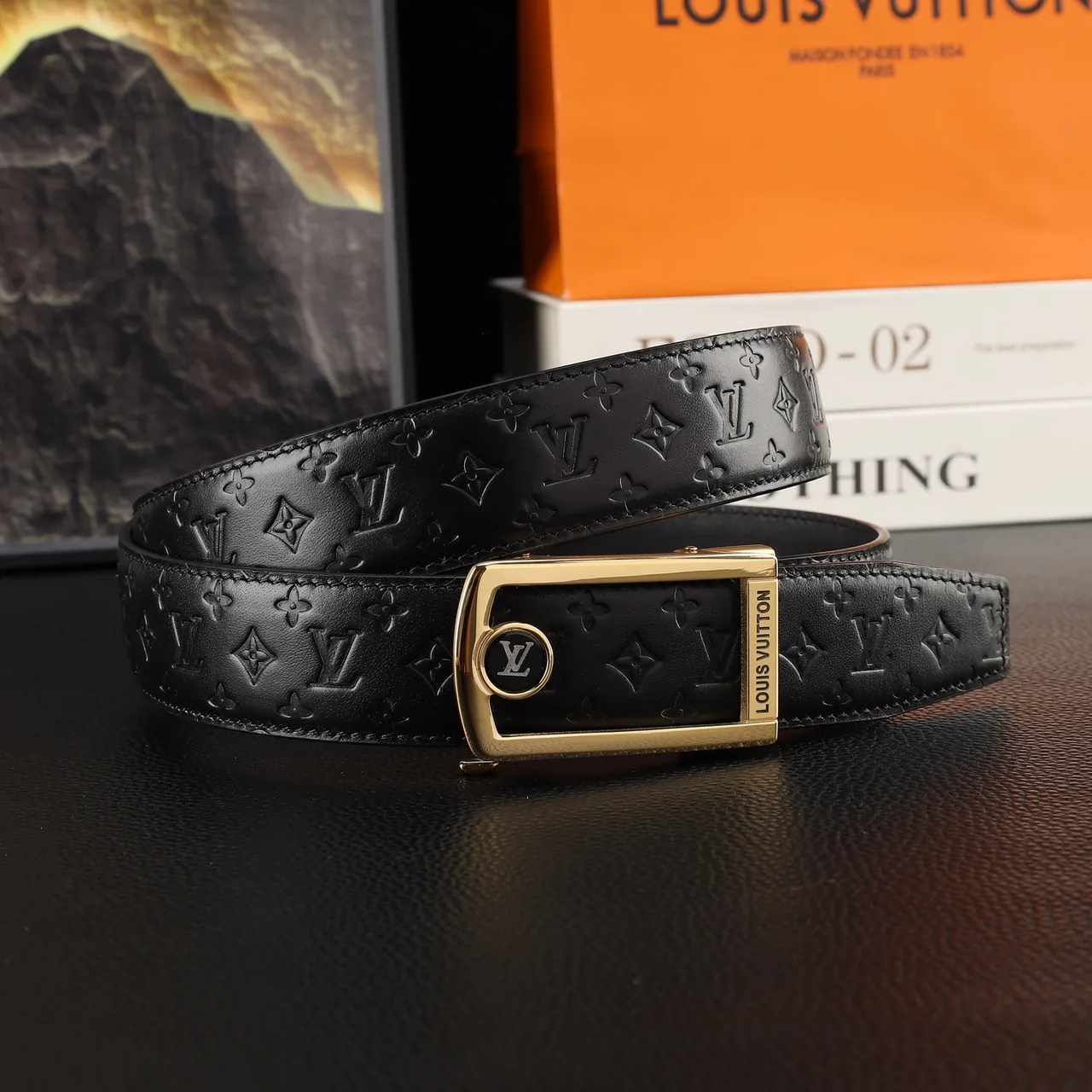 Louis Vuitton Automatic Belt in Black · view 4
