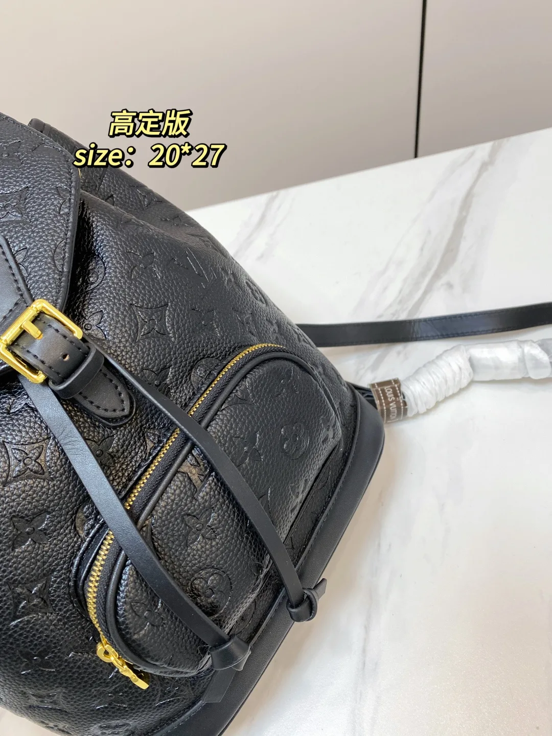 Louis Vuitton Drawstring Backpack in Black · view 5