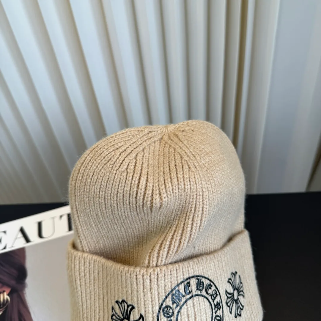 Chrome Hearts Beanie in Beige · view 8