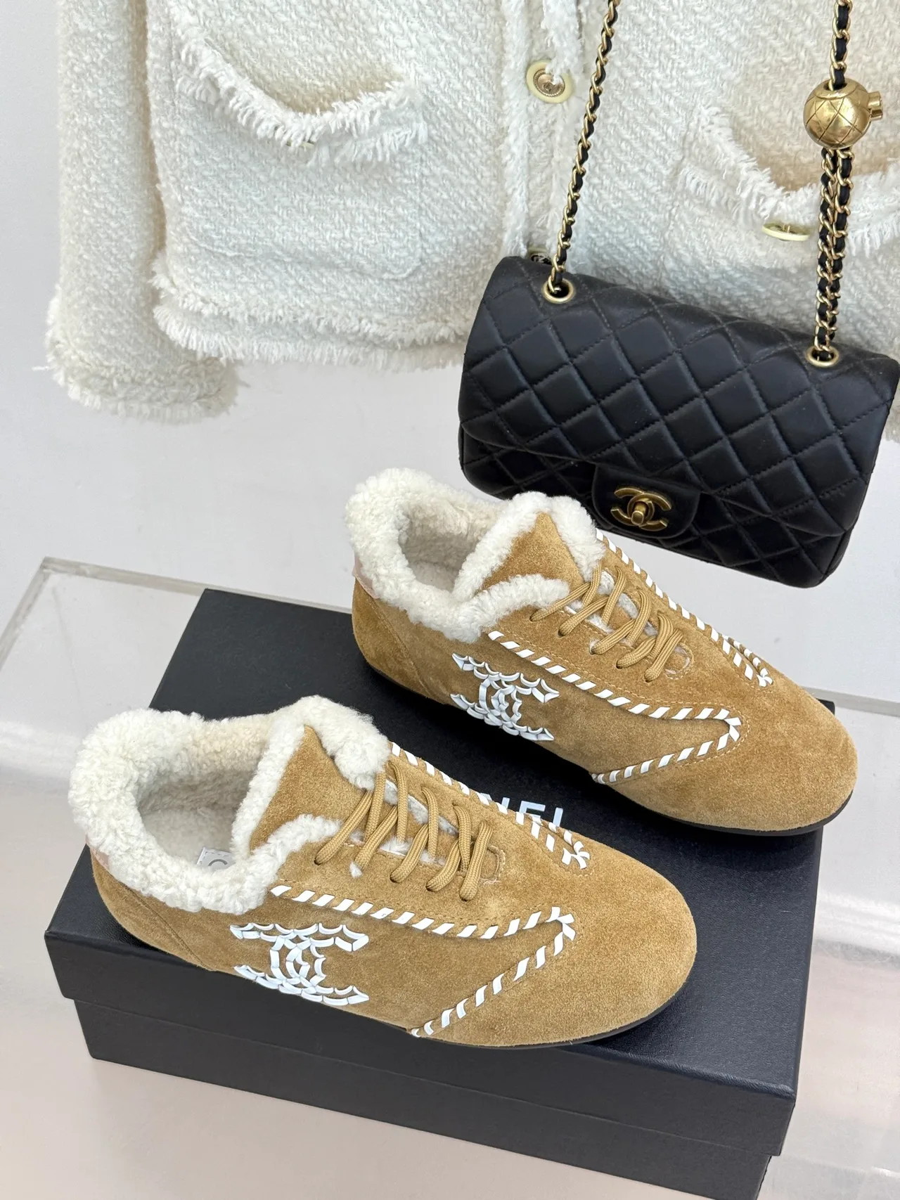 Chanel Sneakers in Brown · view 3
