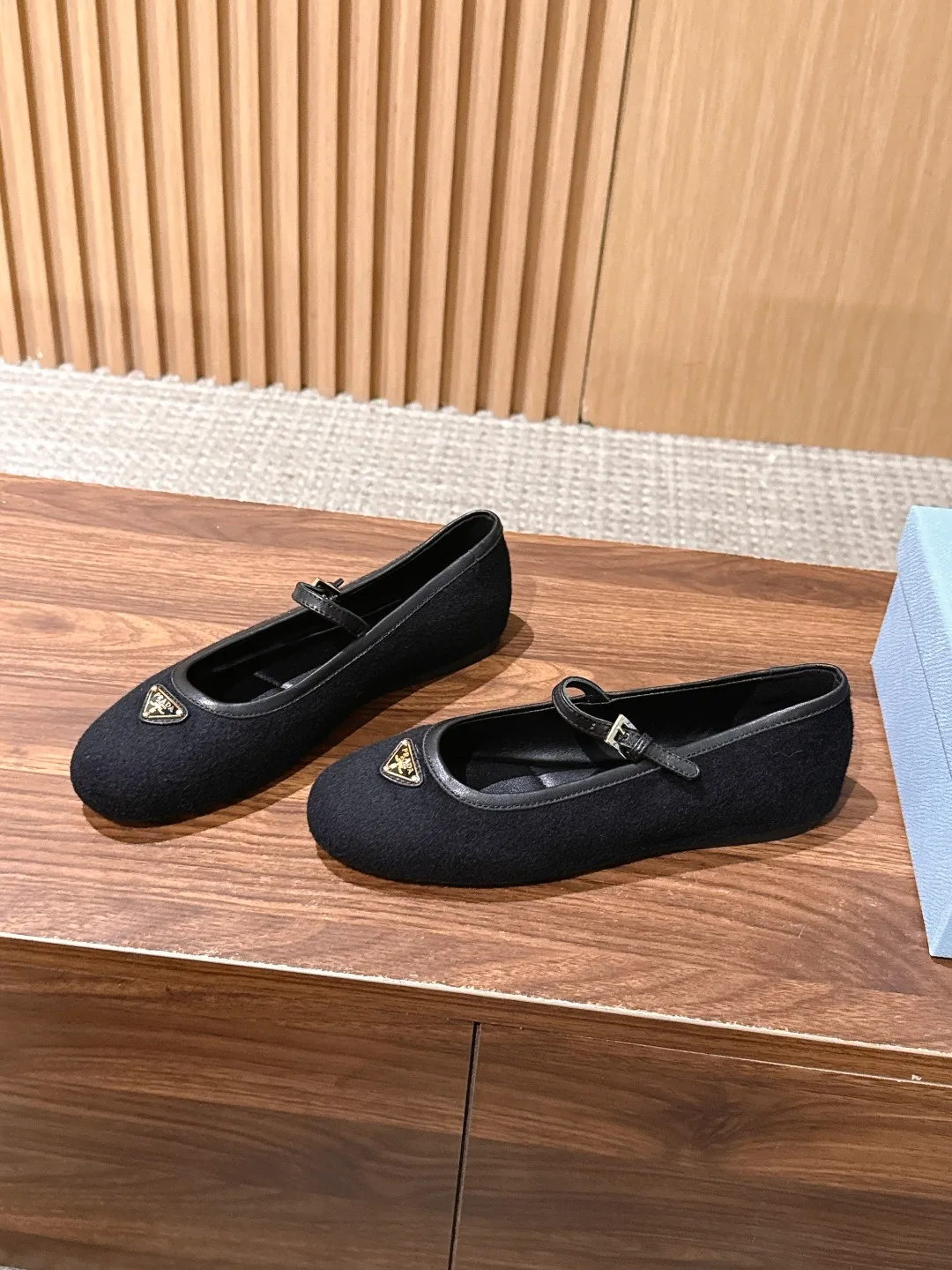 Prada Flats in Black · view 2