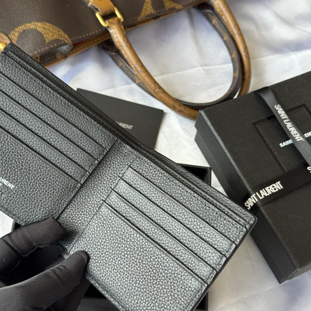 Saint Laurent Bifold Wallet in Black · view 7