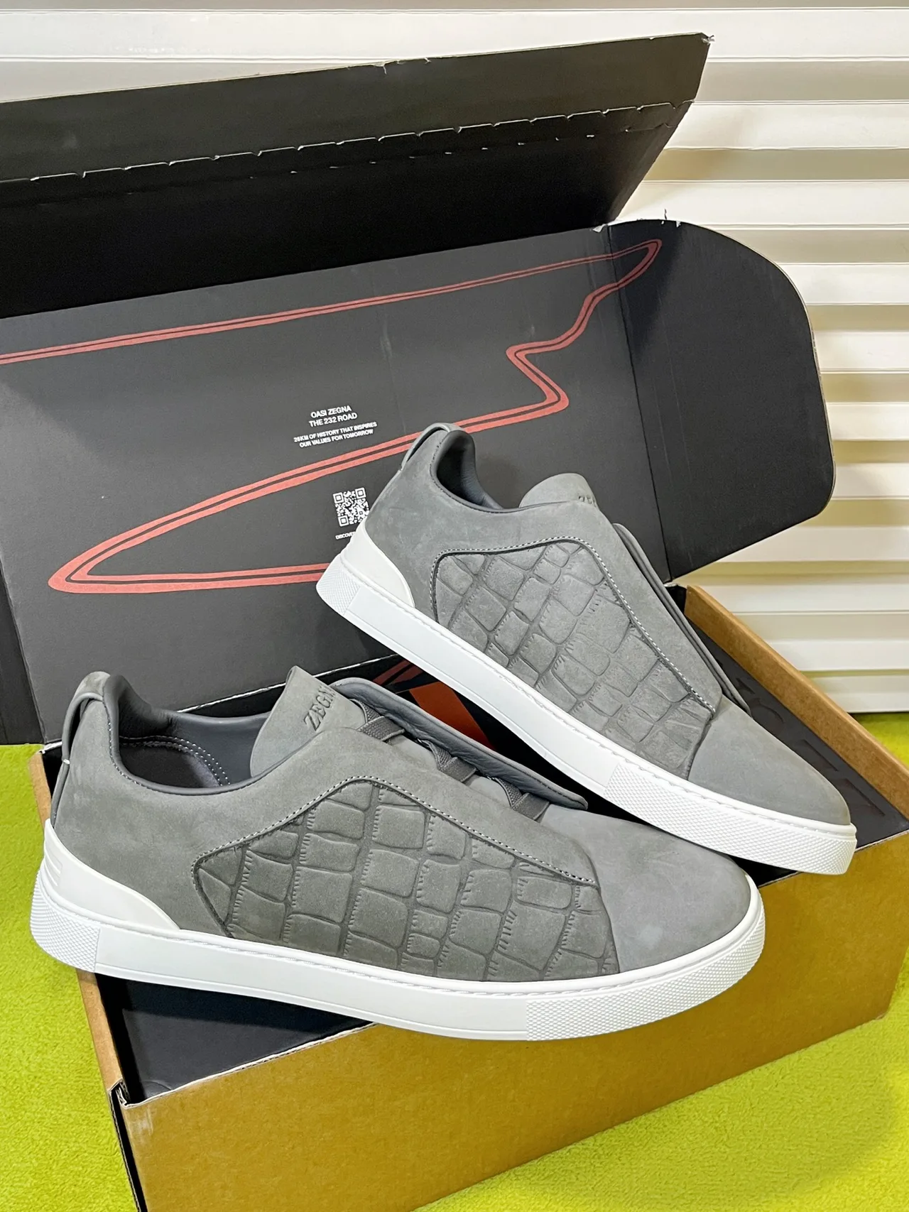 Zegna Sneakers in Grey · view 5