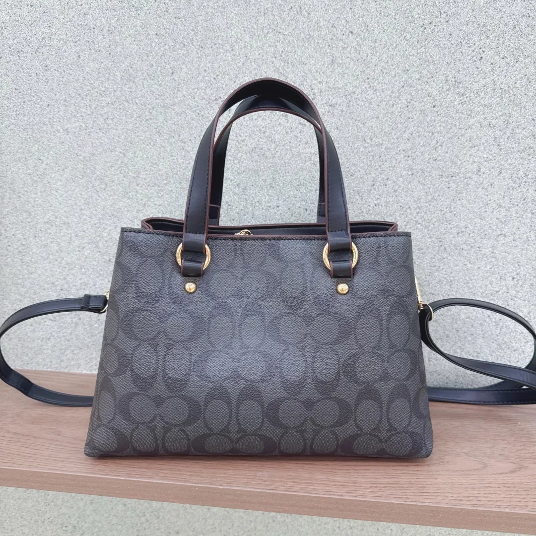 Coach Signature Tote in Grey & Beige · view 6
