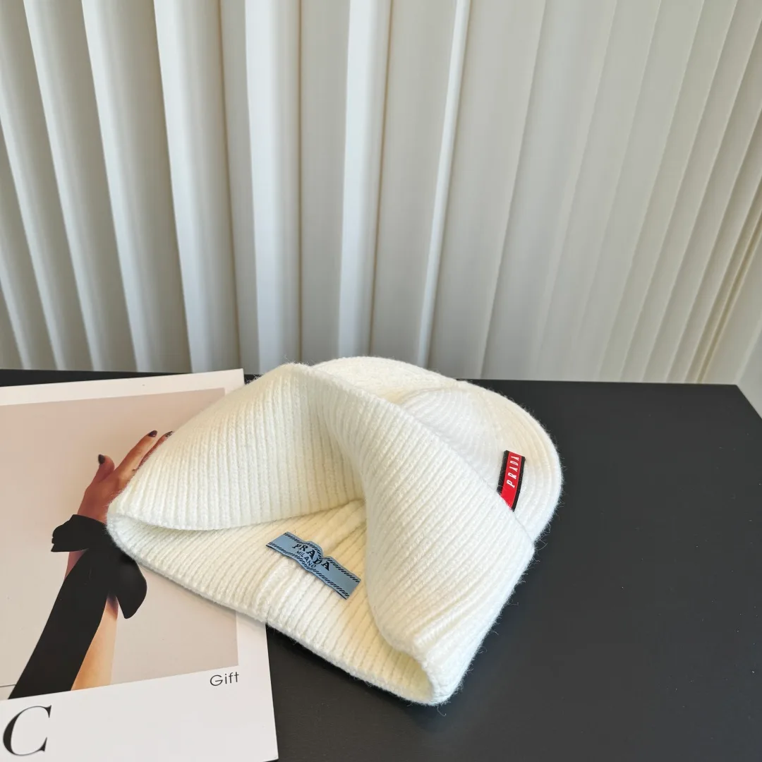 Prada Beanie in White · view 8