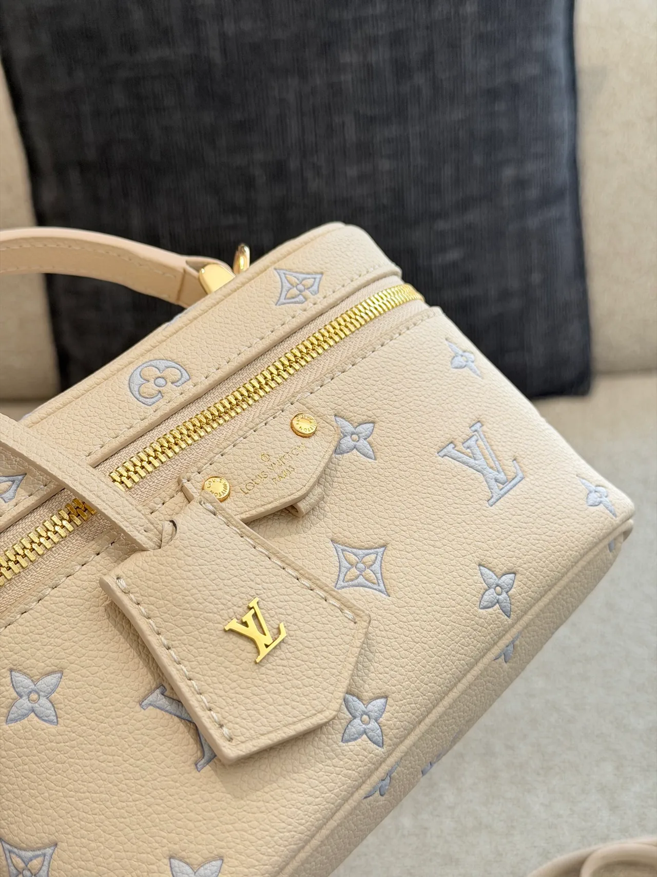 Louis Vuitton Cowhide Vanity Bag in White · view 7
