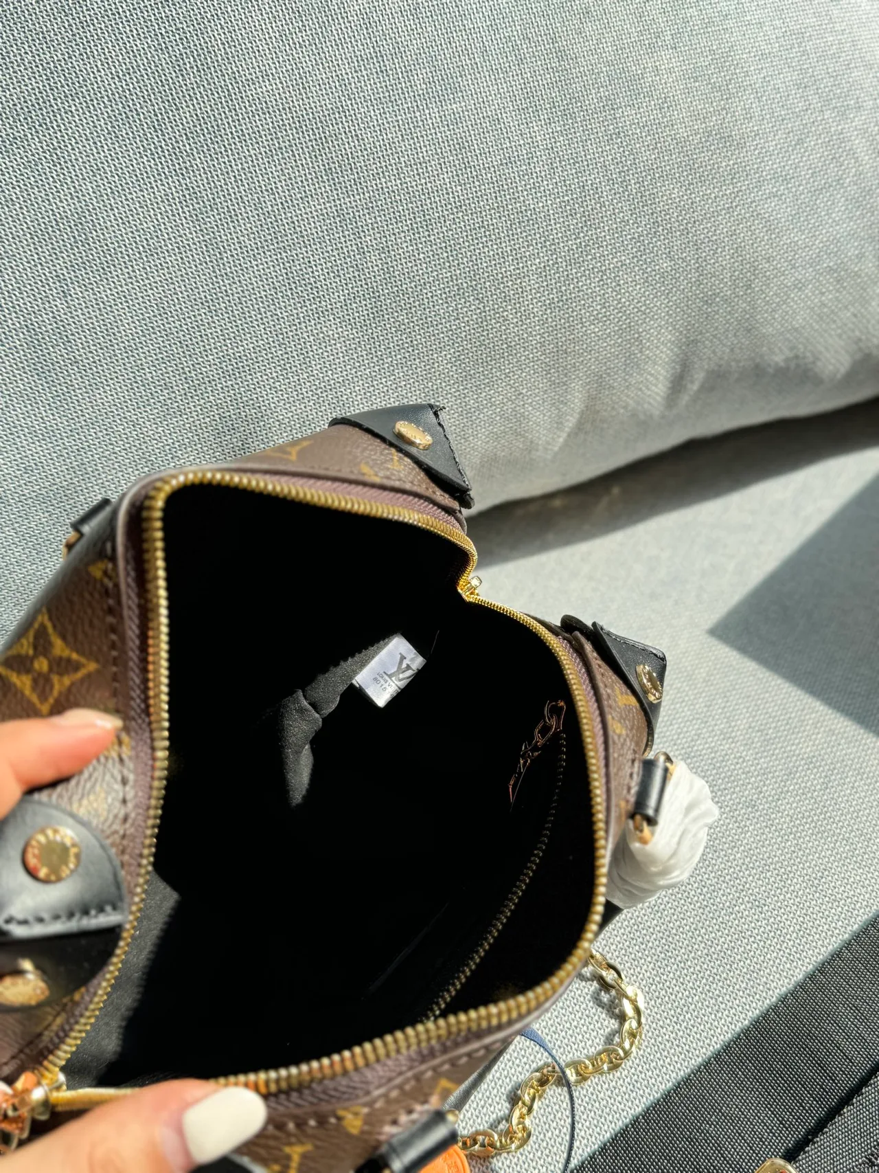 Louis Vuitton Petite Malle Souple Handbag in Brown · view 9
