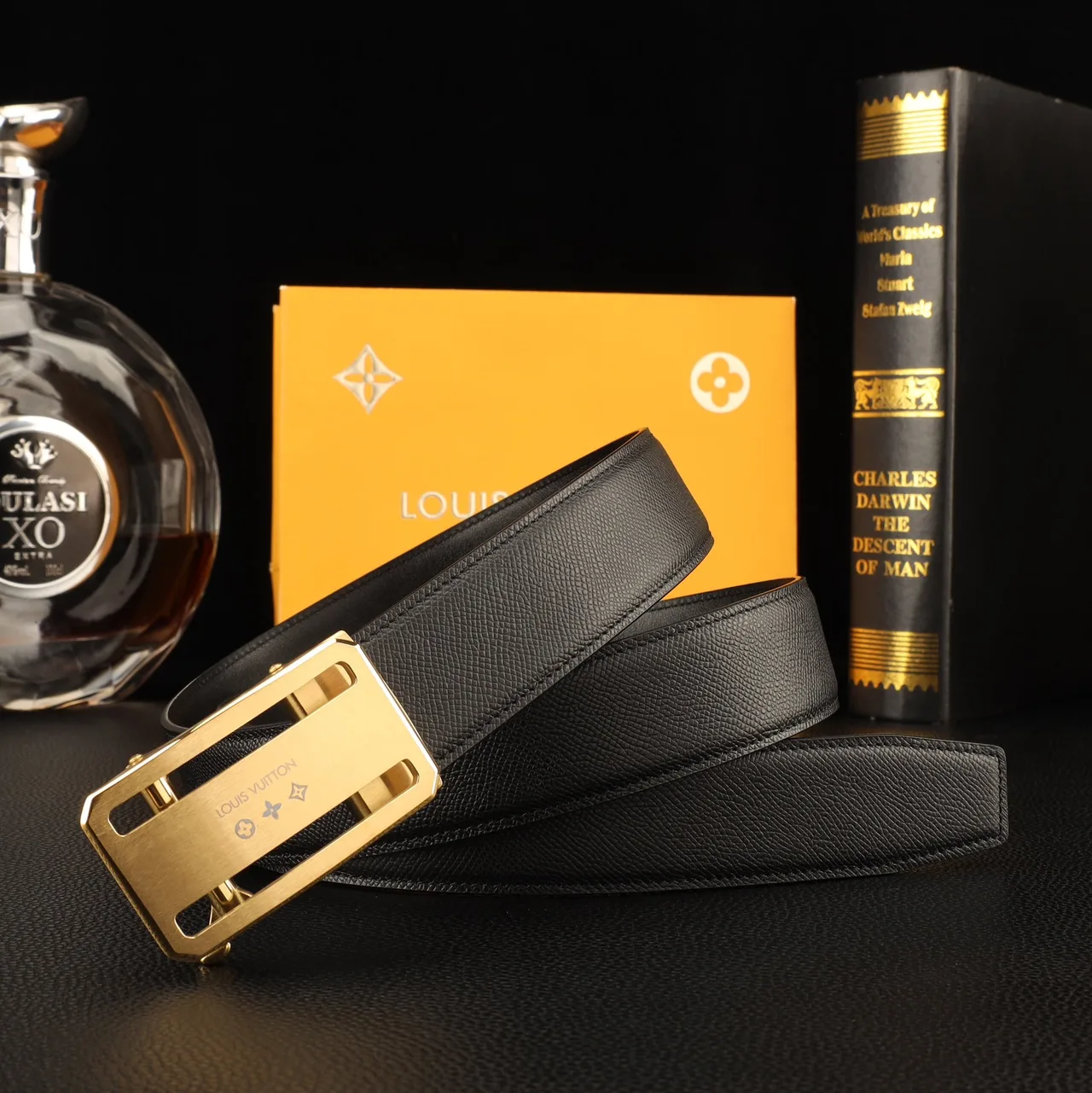 Louis Vuitton Automatic Belt in Black · view 2