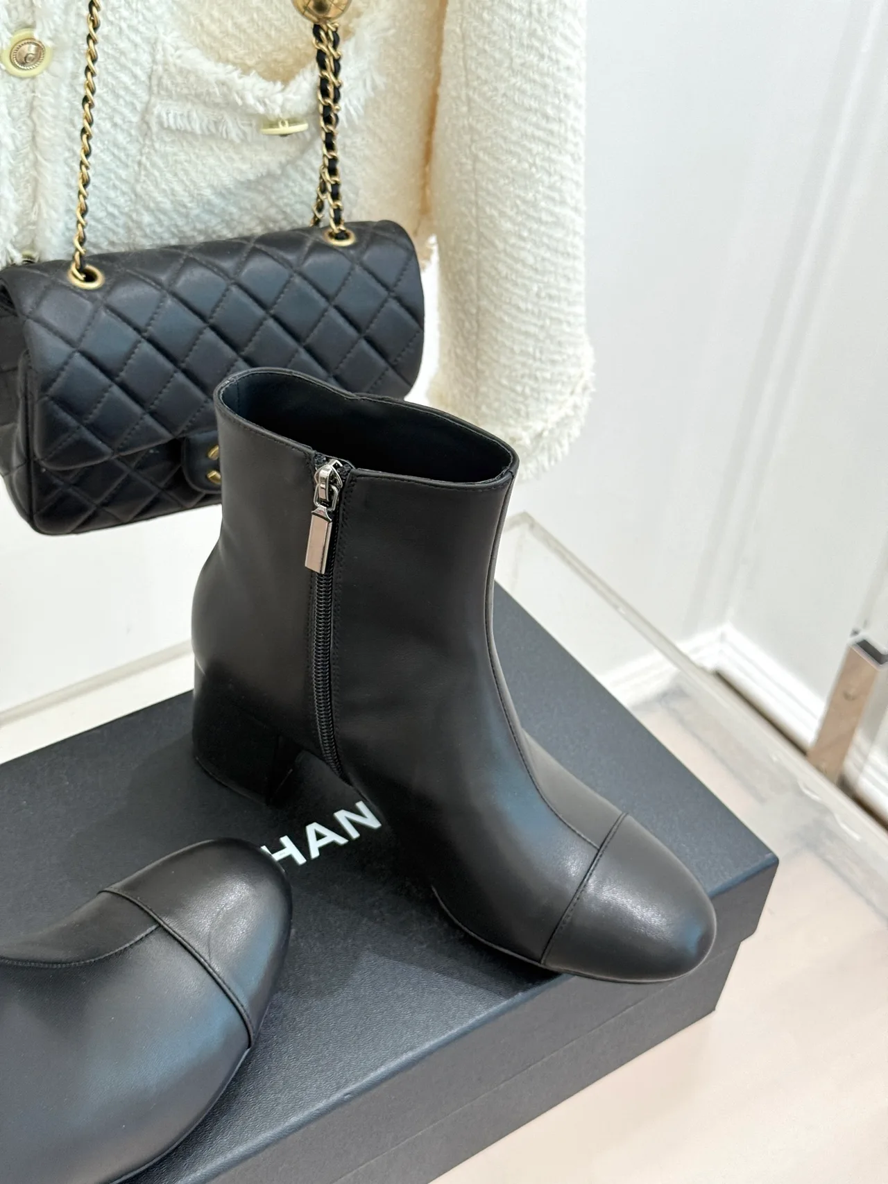 Chanel Ankle Boots in Black · view 4
