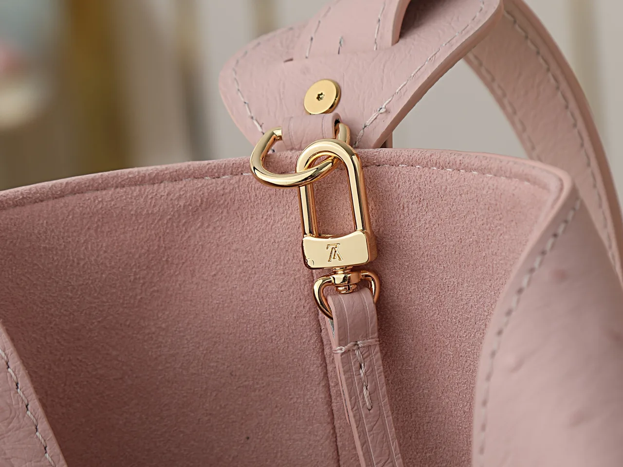Louis Vuitton Canvas Quilted All In BB Bag in Pink · view 8