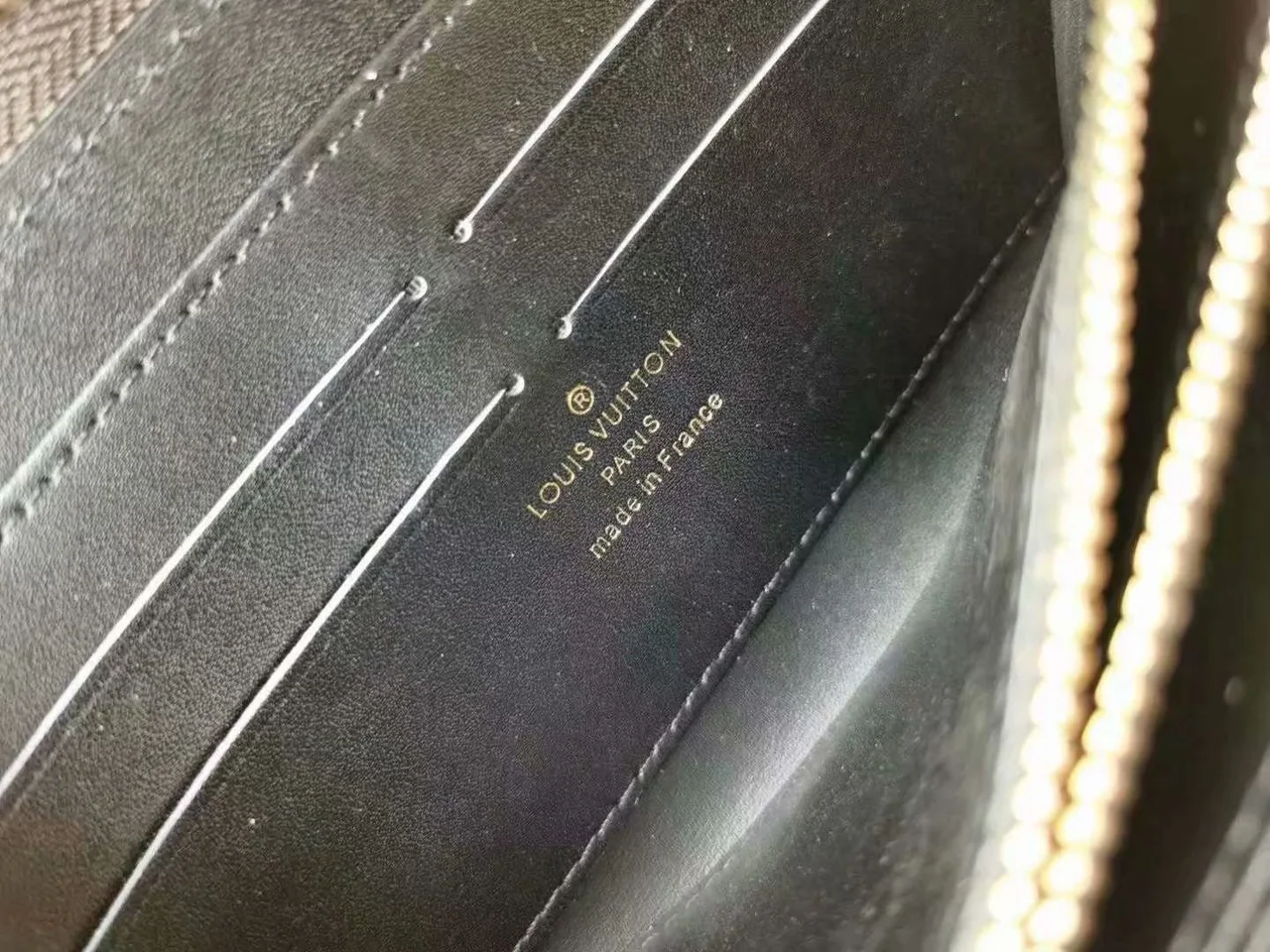 Louis Vuitton Giant Monogram Zip Wallet in Brown · view 8