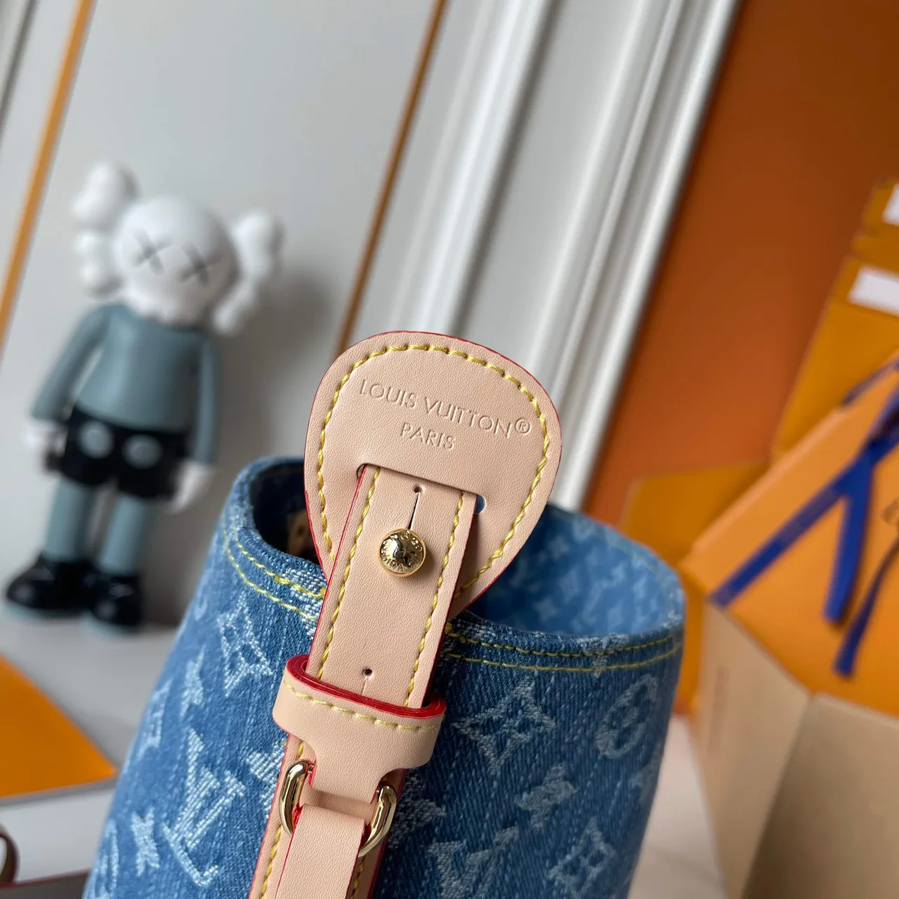 Louis Vuitton Cowhide Denim All In BB Bag in Blue · view 6