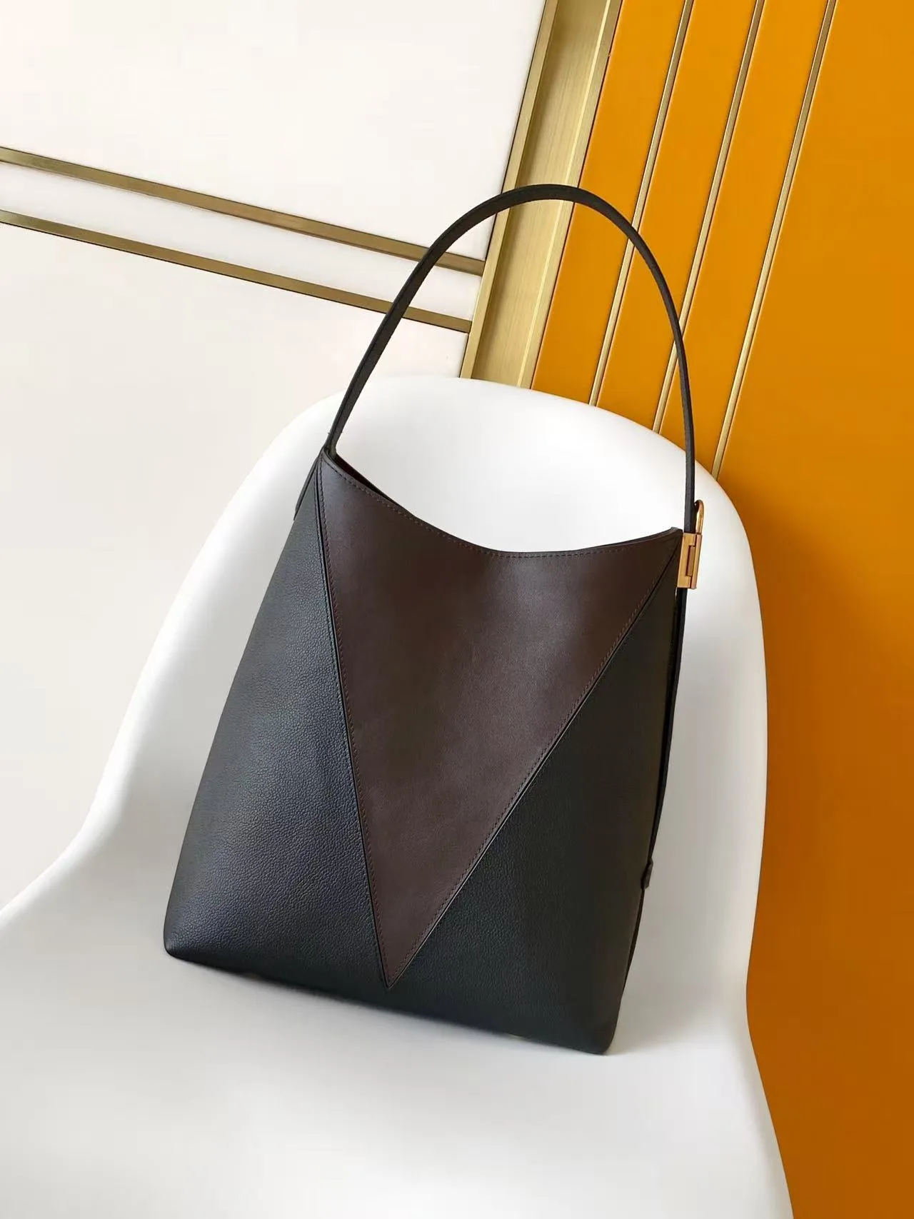 Louis Vuitton Cowhide Hobo Bag in Black · view 2