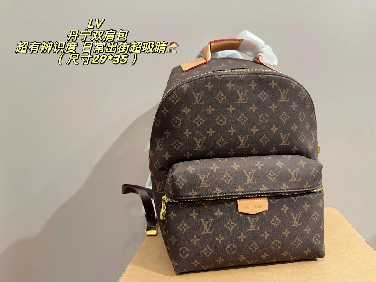 Louis Vuitton Canvas Monogram Backpack in Brown · view 2