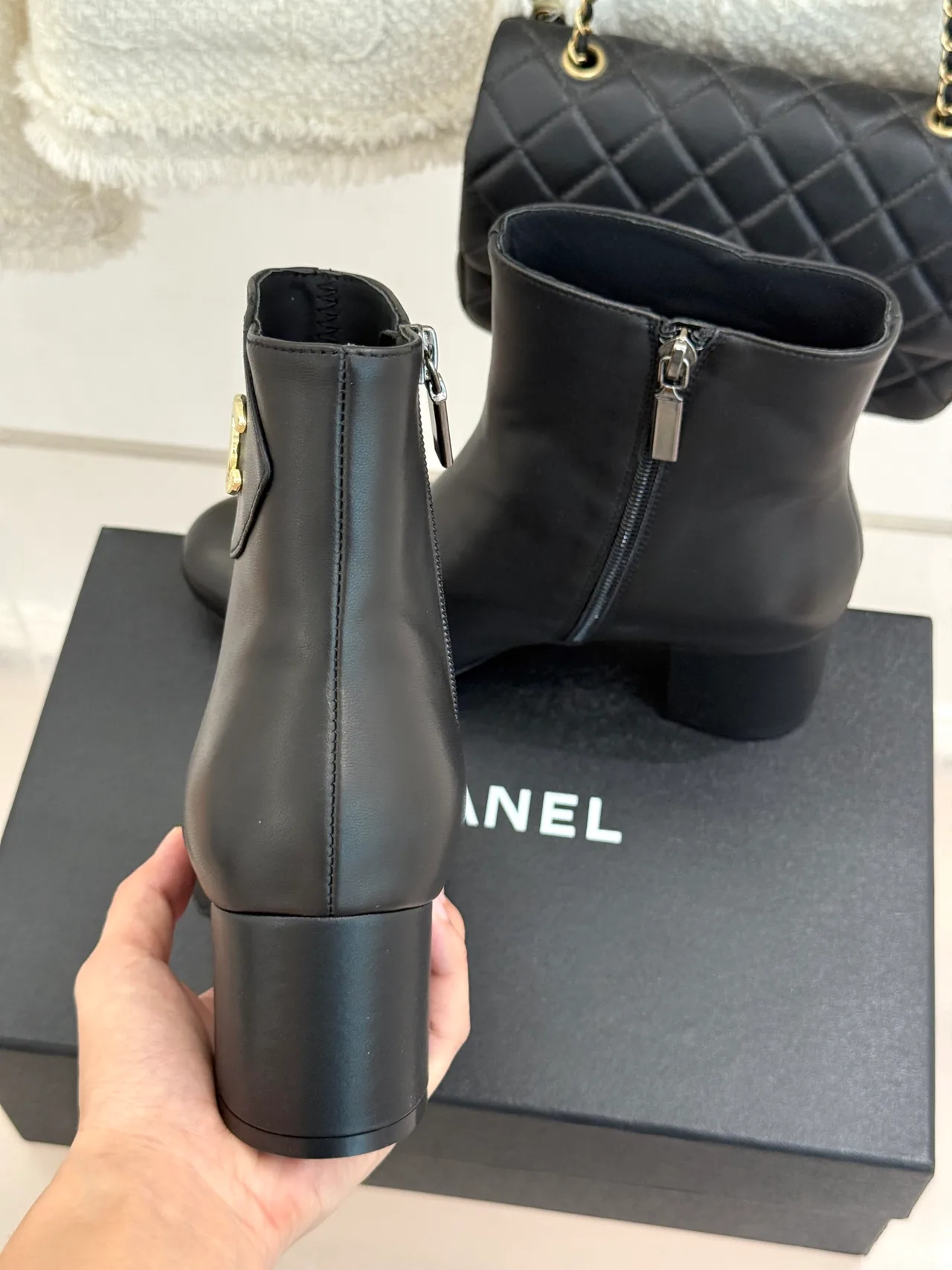 Chanel Ankle Boots in Black · view 8