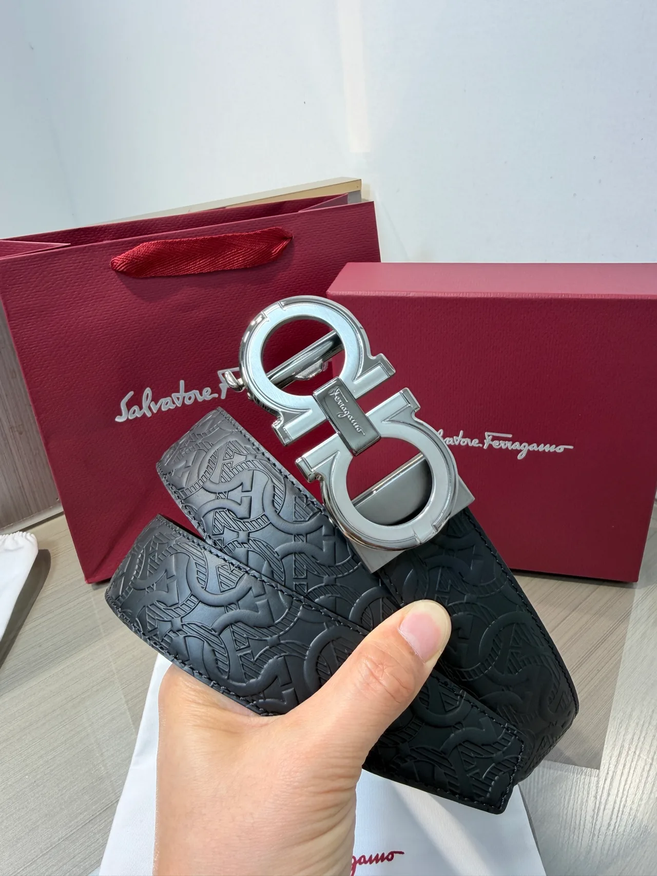 Ferragamo Belt in Black · view 1