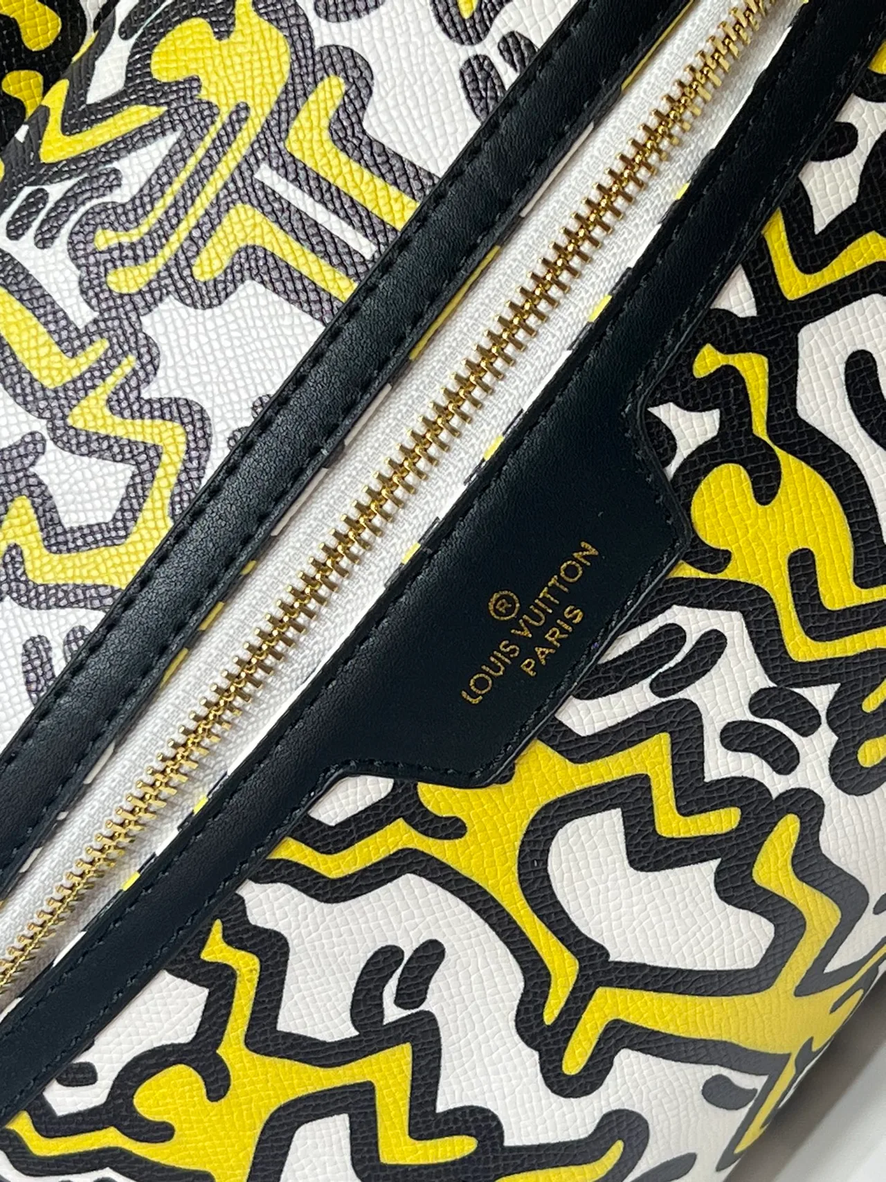 Louis Vuitton Cowhide Canvas Graphic Backpack in White · view 6