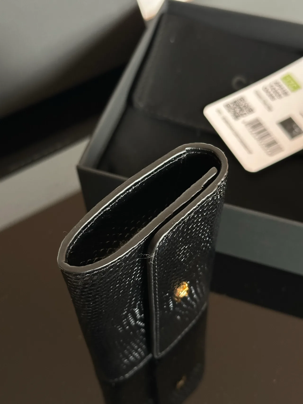 Chanel Flap Wallet in Black · view 7