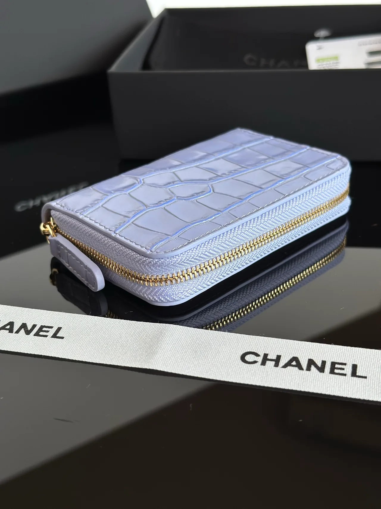 Chanel Wallet in Purple · view 3